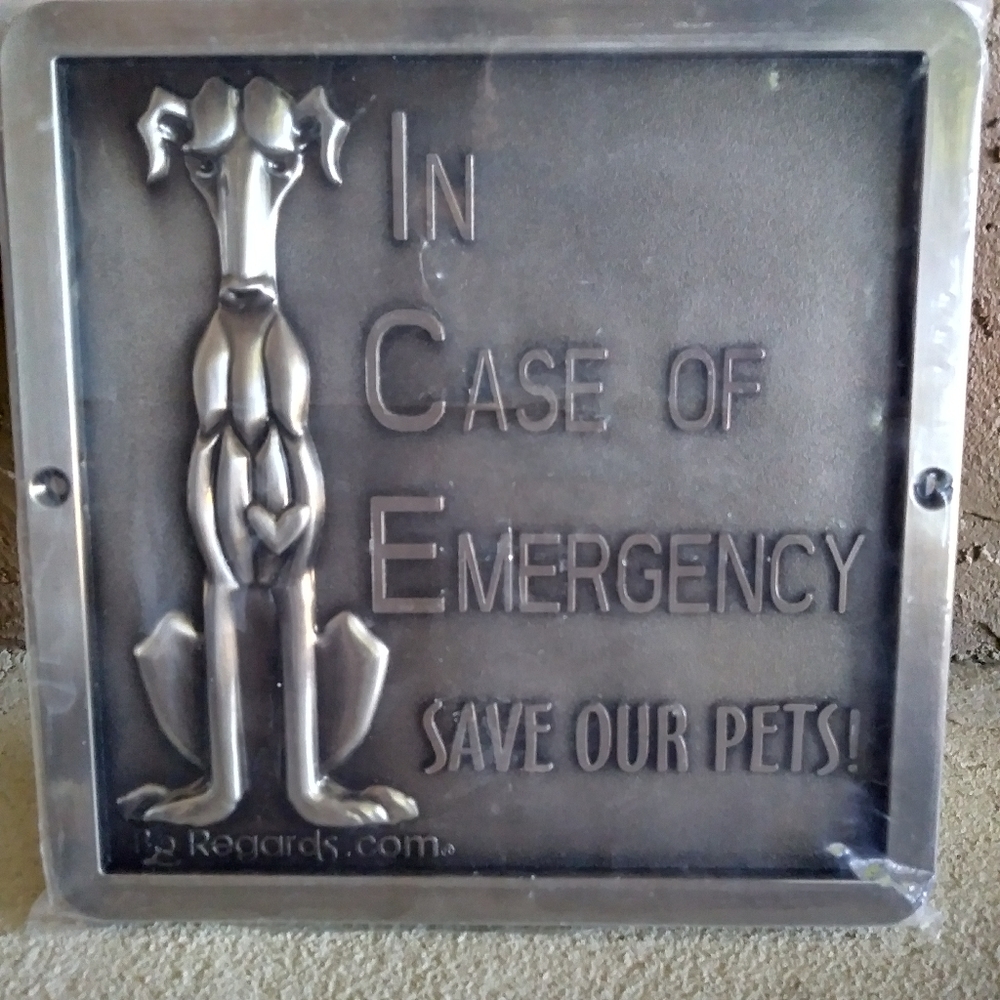Pets Wall Plaque - Save Our Pets